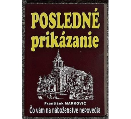 Posledné prikázanie