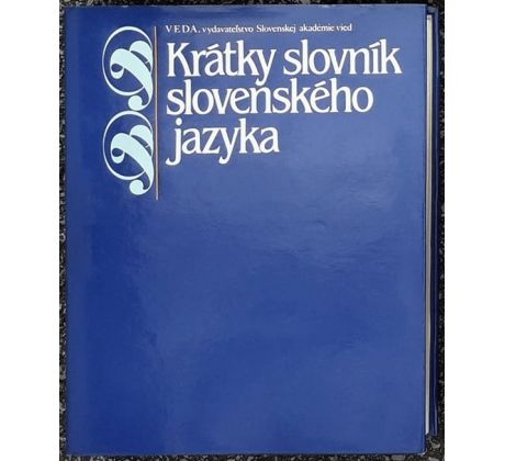 Krátky slovník slovenského jazyka